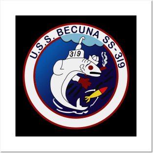 USS Becuna (SS-319) wo Txt Posters and Art